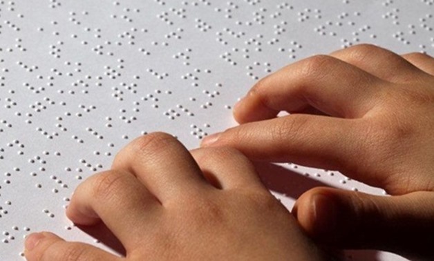 FILE - Braille card system -for the blind- to be officially used in Egyptian Museum Halls.