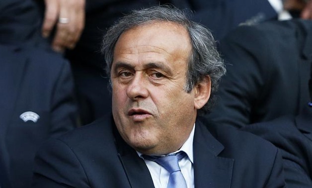 UEFA president Michel Platini in the stands. Action Images via Reuters / Carl Recine Livepic
