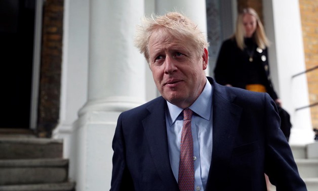 PM hopeful Boris Johnson leaves his home in London, Britain, June 19, 2019. REUTERS/Hannah McKay
