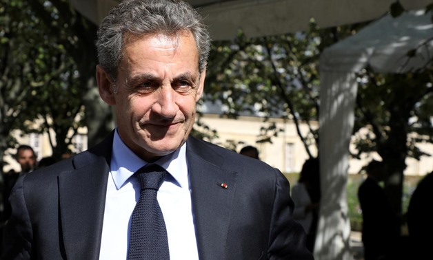FILE PHOTO: Former French President Nicolas Sarkozy attends the national ceremony to pay tribute to the victims of militant attacks, in Paris, France September 19, 2018. Ludovic Marin/Pool via REUTERS/File Photo
