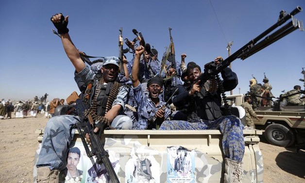 The Arab Parliament’s spokesperson said Houthis threaten Yemeni MPs who attend Parliament sessions. (File/AFP)
