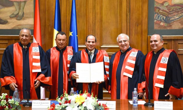 The Bucharest University of Economic Studies confers an honorary doctorate on Egypt's President Abdel Fatah al-Sisi – Press photo
