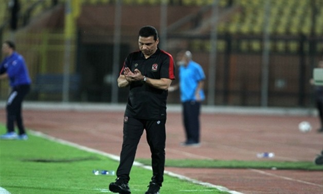 Al-Ahly coach Hossam El-Badry file photo