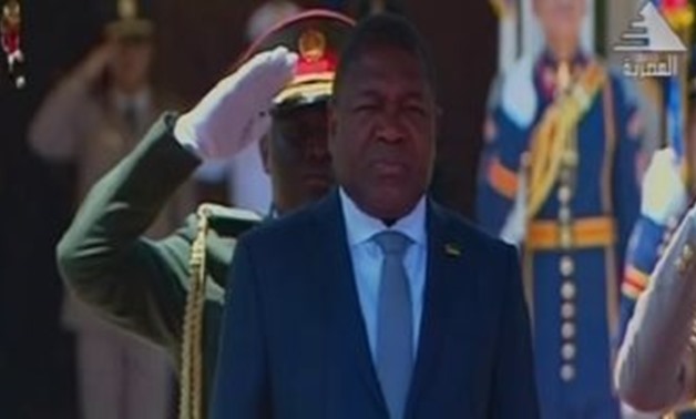 Mozambican President Filipe Jacinto Nyusi - Press Photo