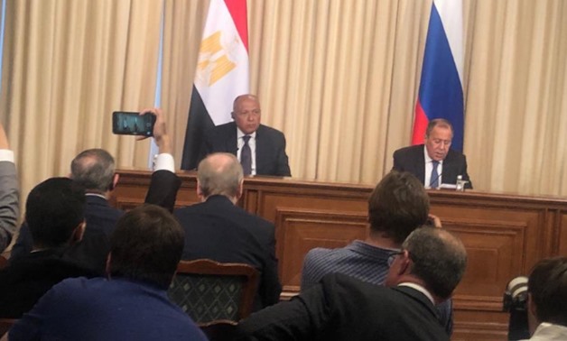 During a joint press conference on Monday with Egyptian Foreign Minister Sameh Shoukry in Moscow, Lavrov said that Russian railway and oil companies have been operating in Egypt – Press photo