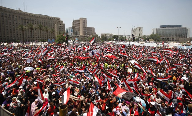 FILE- Egyptians protest against the regime of the Muslim Brotherhood in 2013- Reuters

