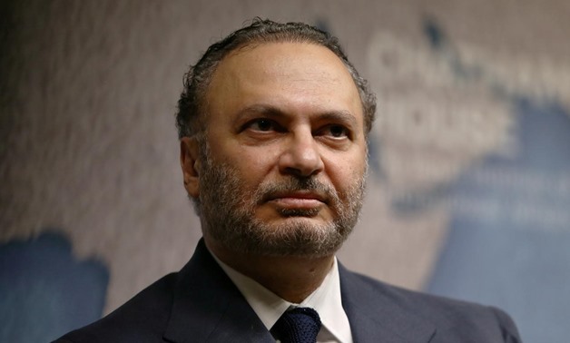 FILE PHOTO: Minister of State for Foreign Affairs for the United Arab Emirates, Anwar Gargash, speaks at an event at Chatham House in London, Britain July

