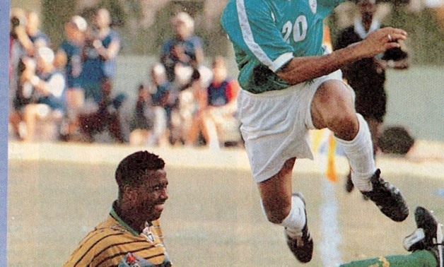 File- Egypt against South Africa during 1998 final