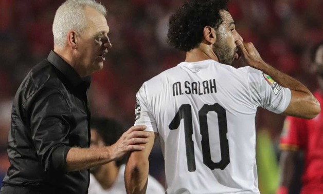 Aguirre with Salah - FILE