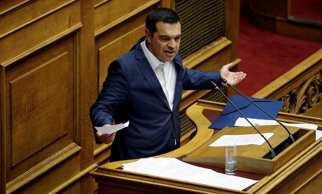 Greek PM Tsipras wins confidence vote weeks before EU election
