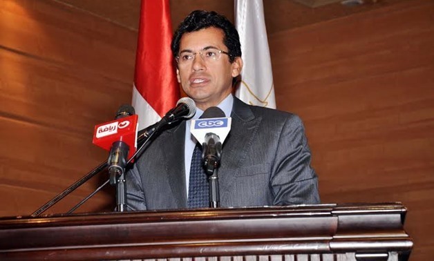 Sports minister Ashraf Sobhy - Press Photo