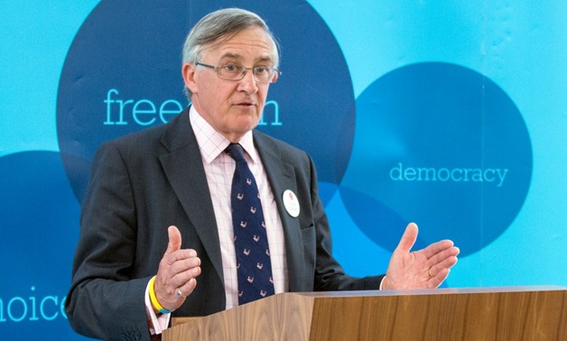 Sir Gerald Howarth - photo courtesy to his twitter account