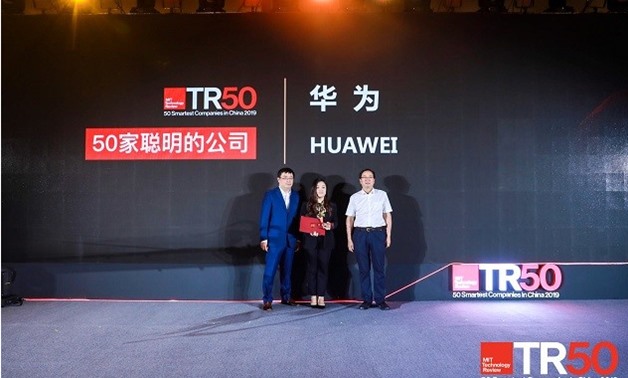 Huawei was named one of the world’s 50 Smartest Companies in the US Massachusetts Institute of Technology (MIT) Review’s annual list