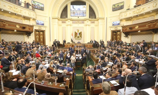 FILE - Members of Parliament start voting on the newly-proposed amendments to the 2014 Constitution on Thursday- Egypt Today/Hazem abdel-Samad