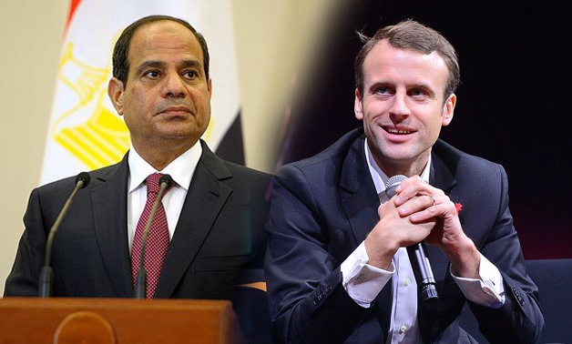 Sisi and Macron - Wikimedia Commons
