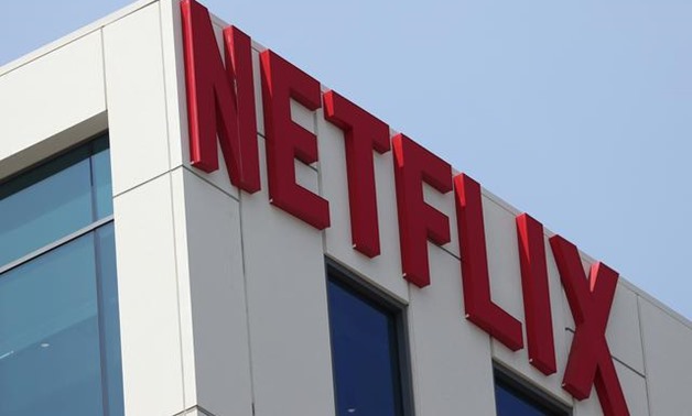FILE PHOTO: The Netflix logo is seen on their office in Hollywood, Los Angeles, California, U.S. July 16, 2018. REUTERS/Lucy Nicholson/File Photo.