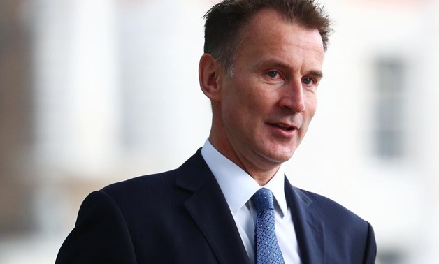 Britain's Foreign Secretary Jeremy Hunt arrives at the Foreign Office in Westminster, London, September 10, 2018. REUTERS/Hannah McKay
