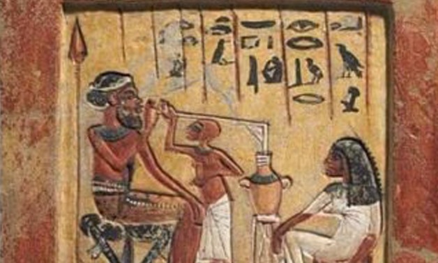 Ancient Egyptian painting showing the straw’s use in B.C. 1350 – File Photo