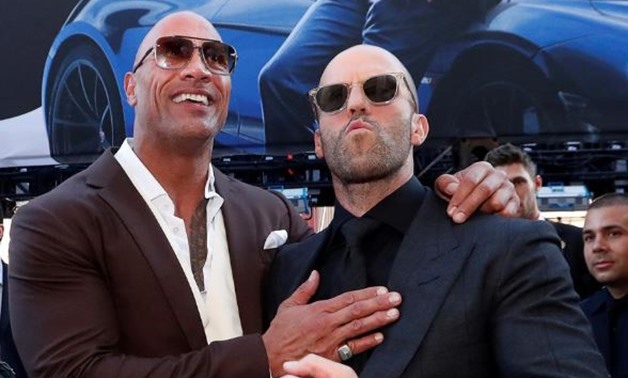 FILE PHOTO: Cast members Dwayne Johnson and Jason Statham arrive at the premiere for "Fast & Furious Presents: Hobbs & Shaw" in Los Angeles, California, U.S., July 13, 2019. REUTERS/Mario Anzuoni/File Photo
T