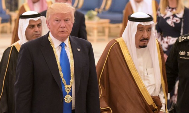 Saudi Arabian King Salman may not tweet often, but he gets a bigger response than Donald Trump's regular posts - AFP/Mandel Ngan