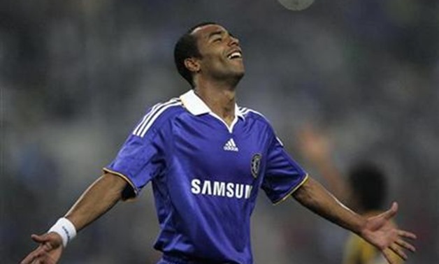 Chelsea's Ashley Cole celebrates after scoring against Malaysia during a friendly soccer match in Kuala Lumpur July 29, 2008. REUTERS/Zainal Abd Halim

