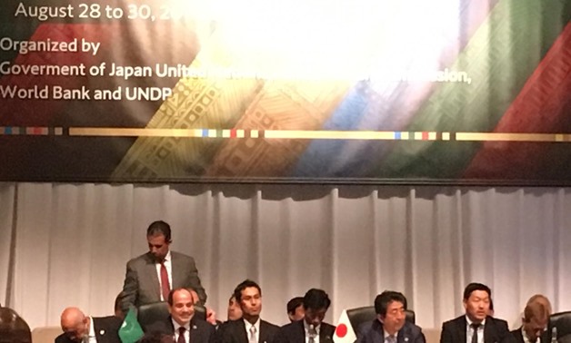 President Abdel Fatah al Sisi at the seventh edition of the Tokyo International Conference on African Development (TICAD)- Norhan Magdi/ Egypt Today
