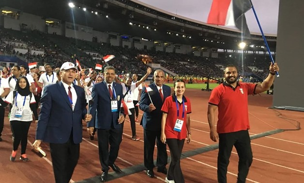 The Egyptian delegation in rabat 