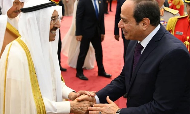 President Abdel Fattah El Sisi in Kuwait - Press Photo
