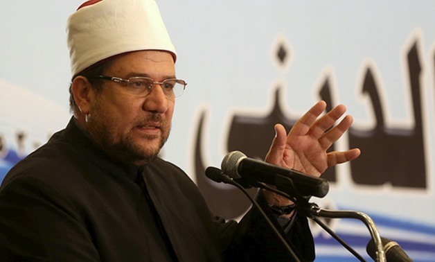 FILE – Egypt's Minister of Endowments Mohamed Mokhtar Gomaa – Reuters
