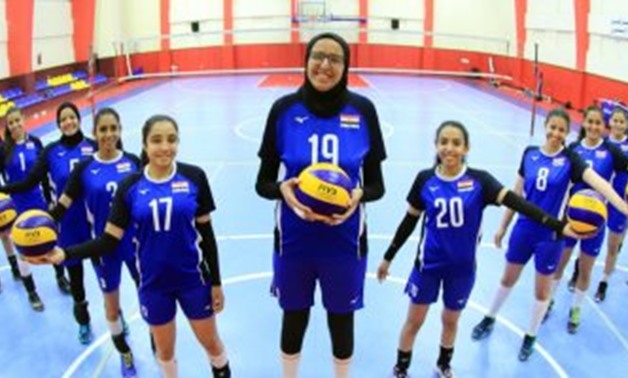 File- Egypt U18 Volleyball team