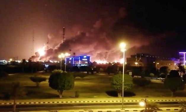 Drone attacks on two Saudi Aramco factories in Abqaiq and Khurais on Saturday caused fires that the company's security forces brought under control, a spokesman for Saudi Arabia's interior ministry said in a statement.

