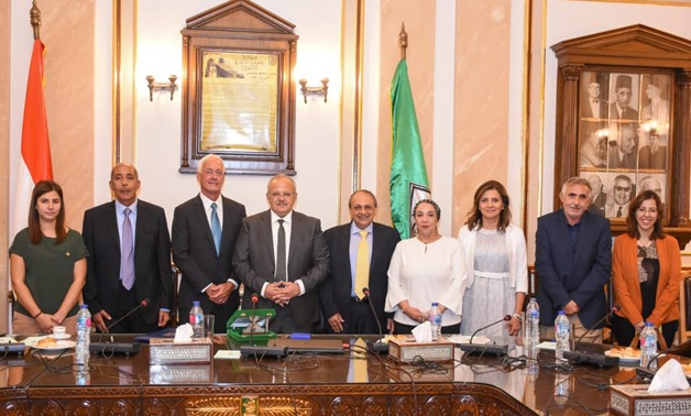 The agreement was signed by official from Cairo University and the University of Pennsylvania - Cairo University 