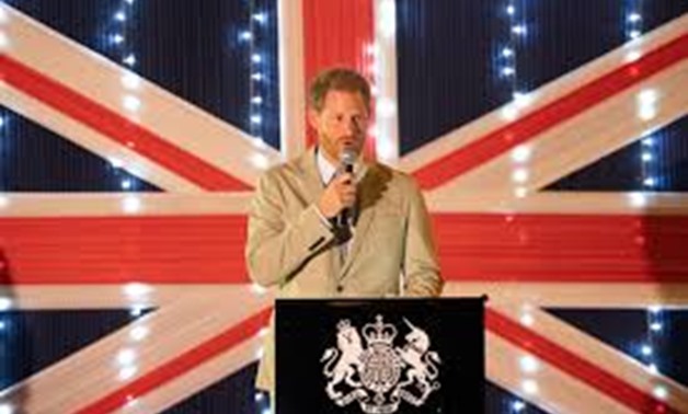 Britain's Prince Harry, Duke of Sussex speaks during reception at the British High Commissioner's Residence in Lilongwe, Malawi, September 29, 2019. Dominic Lipinski/Pool via REUTERS
