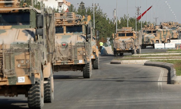 Turkish forces in the town of Ceylanpinar in Turkey's Sanliurfa province, near the Syrian border, on October 11, 2019 Murad Sezer, REUTERS
