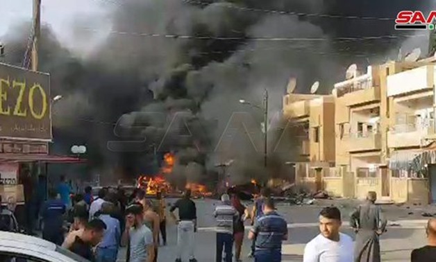 Civilians martyred, others injured in car bomb blast in Qamishli