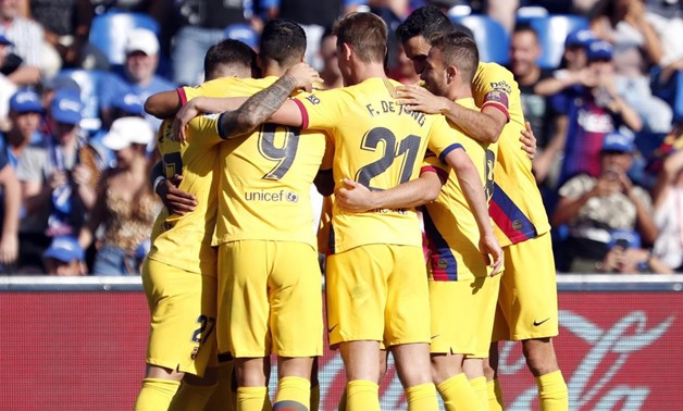 File- Barcelona team, photo courtesy of Barcelona official website 