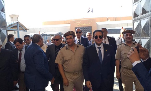 A delegation from the Parliament's human rights committee arrived at the prisons area of Upper Egypt's Minya governorate to check the human rights situation - Press photo