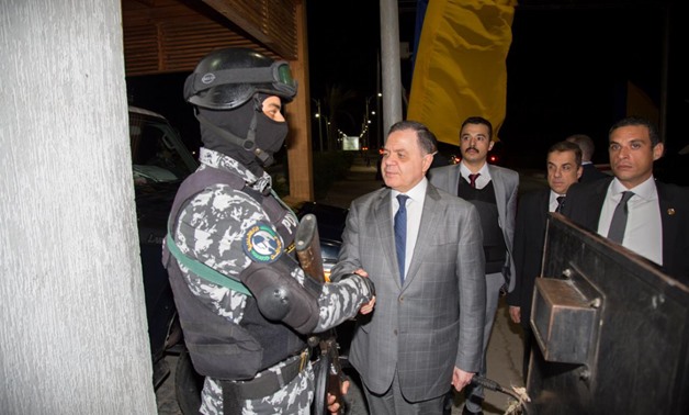Interior Minister Mahmoud Tawfik checks security measures in Sharm al-Sheikh