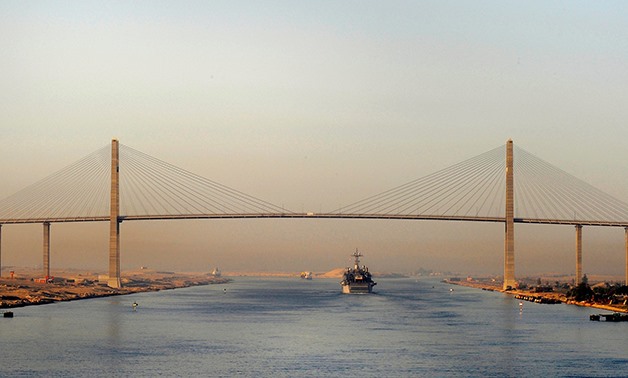 Suez Canal Bridge - CC via U.S. Navy - Kristopher Wilson