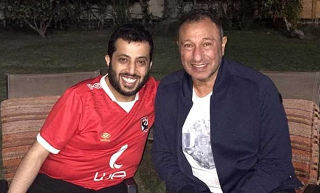 Turki Al-Sheikh with Mahmoud El-Khatib - FILE