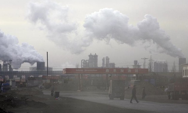 China is the largest emitter of carbon dioxide in the world, according to the most recent data from the Global Carbon Project. China emits about 10,357 million metric tons per year. REUTERS/Jason Lee