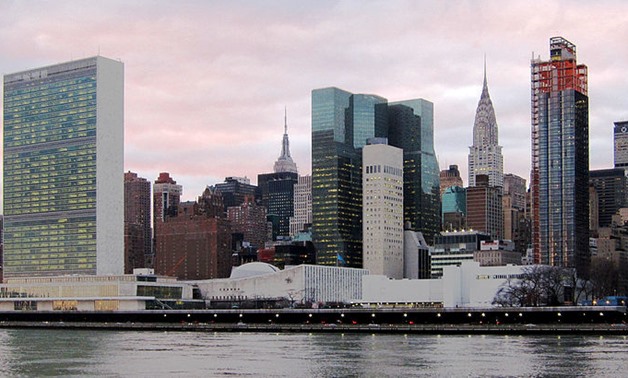 FILE - United Nations Headquarters in New York – Wikimedia Commons/Neptuul