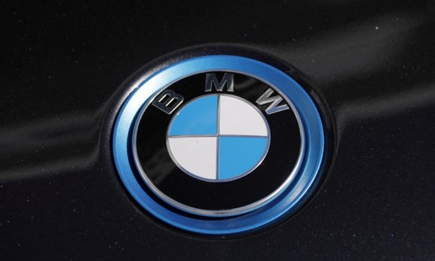 FILE PHOTO: The BMW logo is seen on a car in Nice, France, April 8, 2019. REUTERS/Eric Gaillard/File Photo
