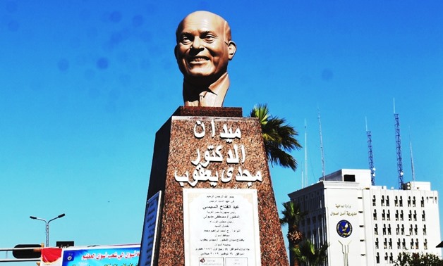 Statue of Sir Magdi Yacoub unveiled in Aswan- Egypt Today/ Duha Saleh