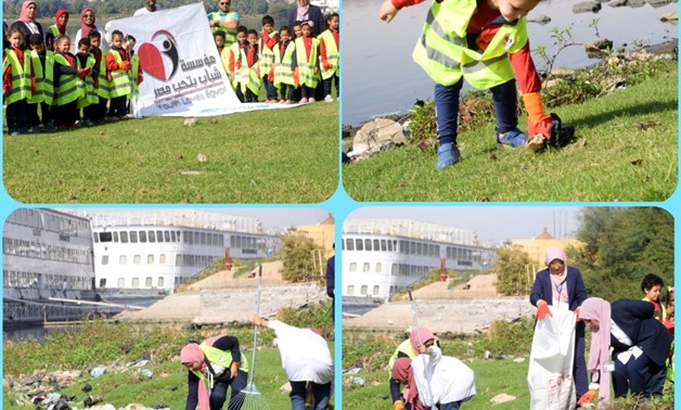 The Cleanshores awareness campaign was carried out at Rawdat el-Salam School in Aswan - Press photo 