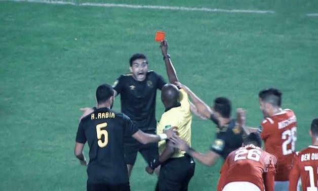 Referee gave red card for Ayman Ashraf - File