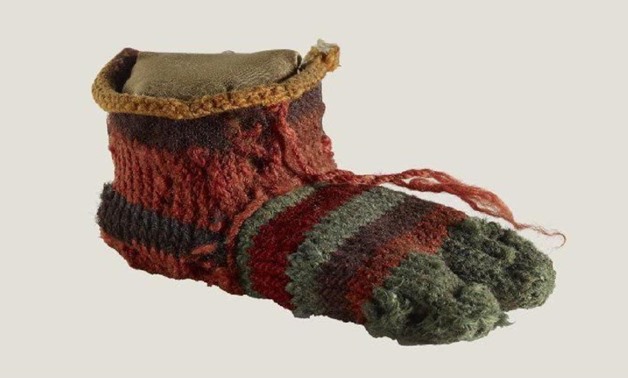 Example of an ancient Egyptian sock - ET