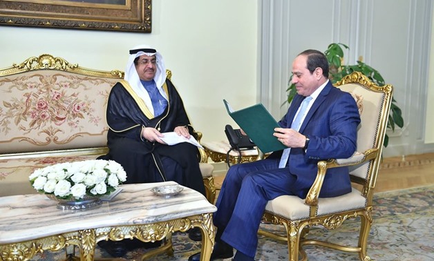  Saudi Minister of State and Member of the Cabinet Issam bin Saeed met with President Abdel Fattah al-Sisi in Cairo, Thursday, December 19th - Courtesy of the Egyptian Presidency