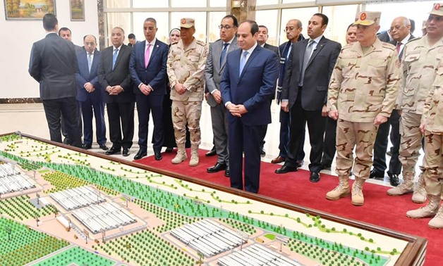 President Abdel Fatah al-Sisi said that the various animal production projects that the government began to implement 3 years ago aim to achieve a balance in the local market to maintain prices and prevent their rise - Courtesy of the Presidency