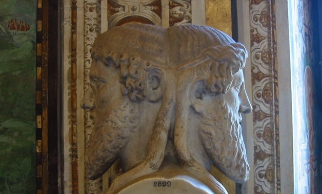 The double headed pagan Roman god “Mensis Ianuarius” - ET